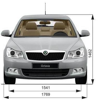 Octavia a5 размеры