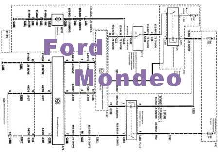 Схема электропроводки форд мондео 1