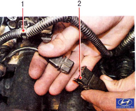 замена датчика коленвала хендай гетц