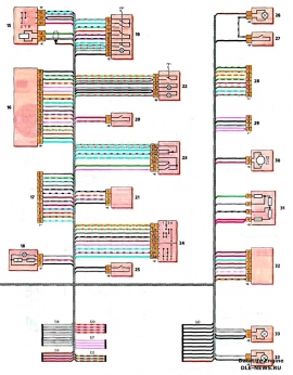 Схема электрооборудования лада х рей