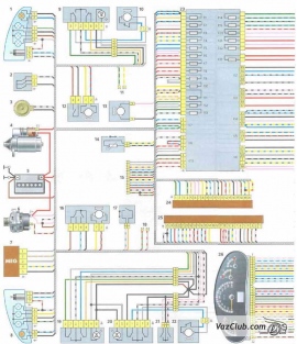 Схема иммобилайзера ваз