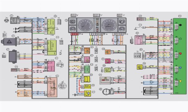 Схема ваз 2107 инжектор. Схема 21074 инжектор электрооборудования.