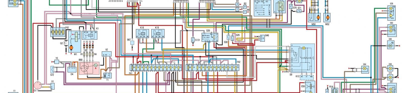 Электросхема мтз 80 с маленькой кабиной
