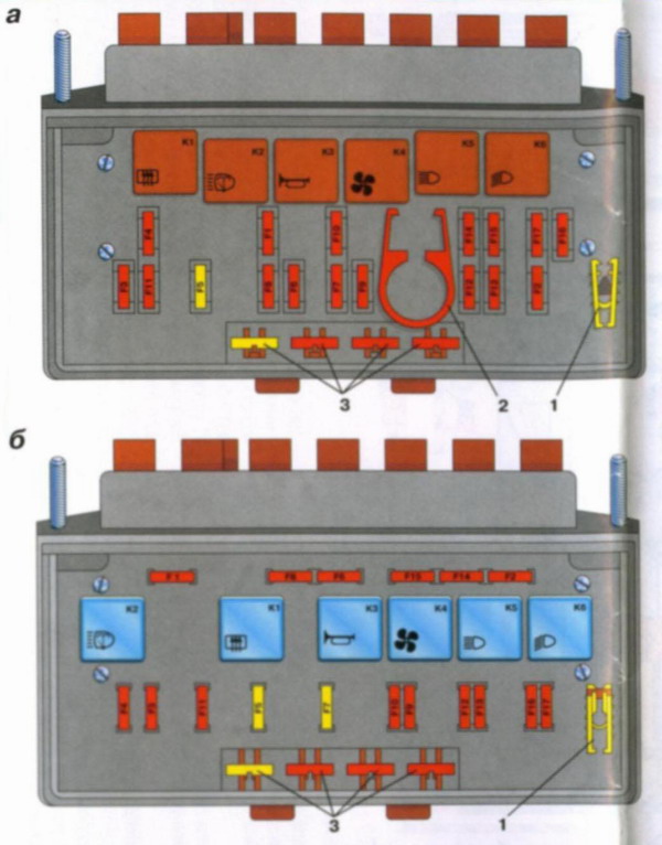 Схема предохранителей ваз 2105. Схема блока предохранителей ВАЗ 2105. ВАЗ 2105 схема электрооборудования монтажный блок. ВАЗ 2105 схема предохранителей и реле.