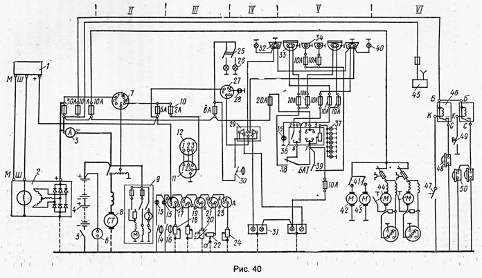 Ямз электросхема. Электрическая схема МАЗ 5551. Схема электрооборудования МАЗ 500. Схема электрооборудования КРАЗ 250 цветная. Электрооборудование МАЗ 500.
