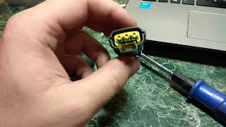 Как вытащить пины из японской фишки (maf sensor rb25det)