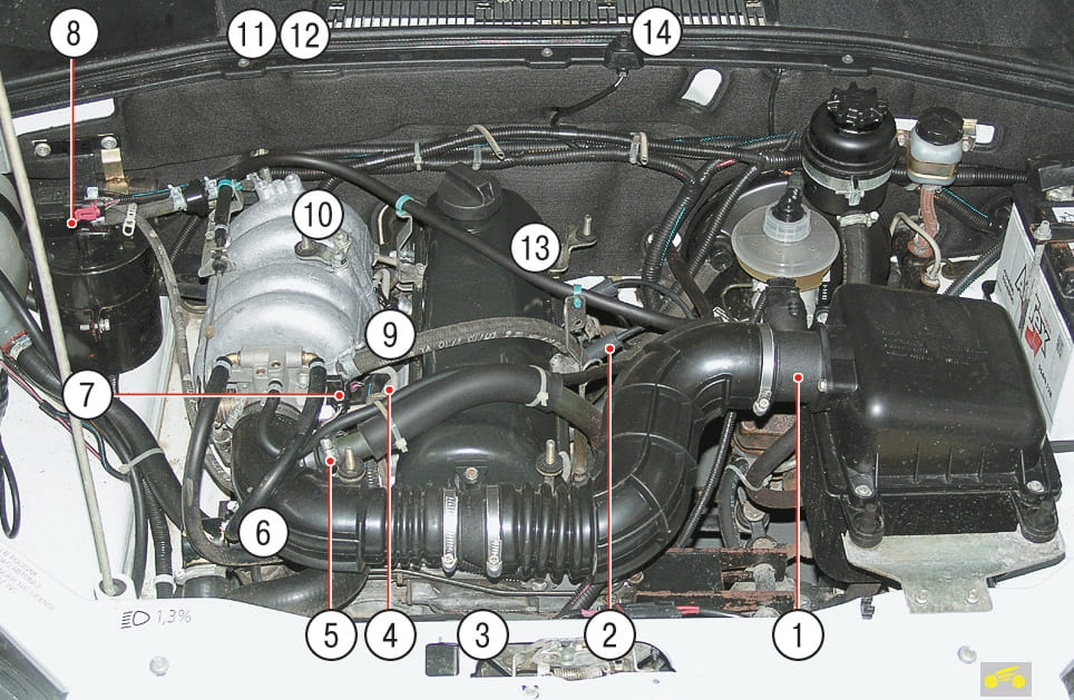 Воздух в системе нива. Датчики Нива Шевроле расположение датчиков. Датчики под капотом Шевроле Нива. Система впуска Нива Шевроле. Система питания двигателя Нива Шевроле.