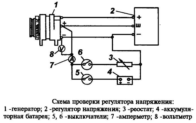 Реле регулятор 776.3702 схема подключения