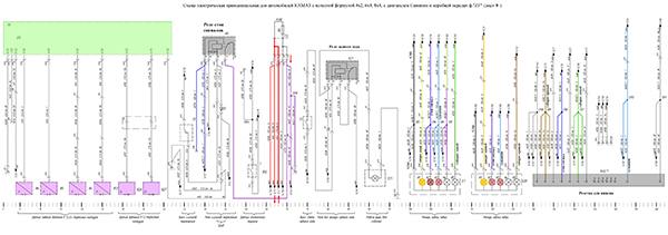 Электросхема евро 4. Электросхема задних фонарей КАМАЗ 65115. Схема подключения задних фонарей КАМАЗ 65115. Проводка датчиком на КАМАЗЕ евро 4. Схема заднего хода КАМАЗ 65115.