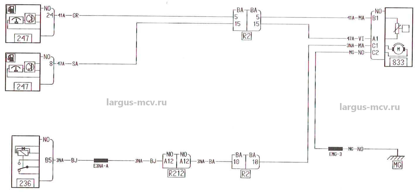 Генератор ларгус схема. Ларгус схема включения вентилятора охлаждения. Электрическая схема Ларгус 16 клапанов.