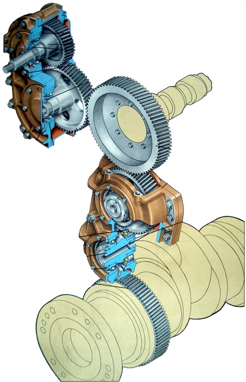 Дизель редуктор. Редуктор распределительного вала тепловоза. Распределительный вал тепловоза. Дизель редуктор передача мощности. Шестерня крутящего момента тепловоза.
