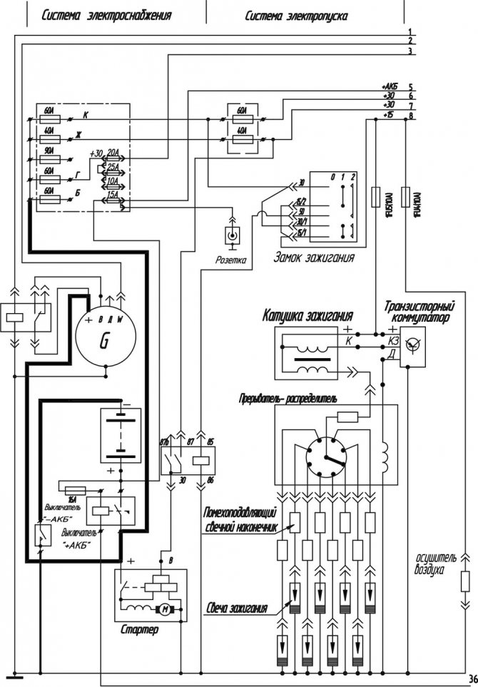 Схема паз 3205 электрическая – Электрические схемы Автобуса ПАЗ 3205 / ...