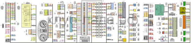 Электросхема калина 1. Комбинация приборов Калина 1118 схема. Распиновка приборной панели Лада Калина хэтчбек. Схема предохранителей на Ладе Калина 1117. Распиновка панели приборов Калина 2.