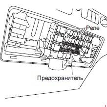 На исудзу nqr90 сгорает предохранитель на печку