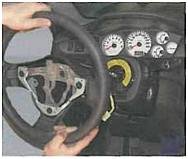 Снятие руля на Mitsubishi lancer 9