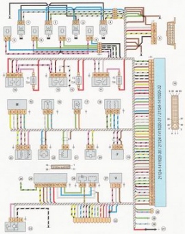 Схема управления двигателем ваз 21124