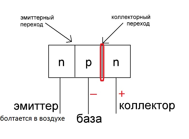 Транзистор на схеме база эмиттер коллектор