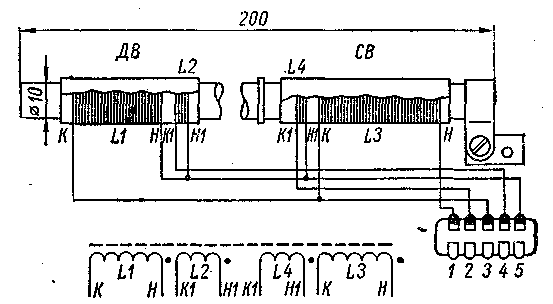 Принципиальная схема вэф 202. Магнитная антенна VEF 202. Радиоприемник VEF 214 магнитная антенна. Магнитная антенна приемника океан. Намоточные данные магнитной антенны приёмника ВЭФ 202.